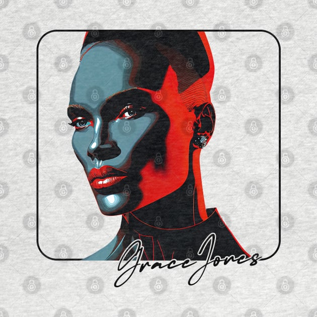 Grace Jones 80s Style Aesthetic Design by DankFutura